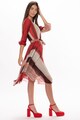 Couture de Marie Abby bővülő ruha enyhén áttetsző réteggel női