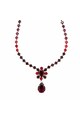 Roxannes - Mariana Jewellery Colier placat cu Argint 925, Cristale Swarovski, Lady In Red by  Rosu Femei