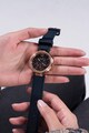 GUESS Мултифункционален часовник със силиконова каишка и кристали Жени