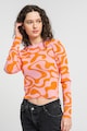 Only Къс пуловер с абстрактна шарка Ina Жени