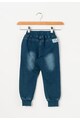 Zee Lane Kids Pantaloni jogger albastri cu aspect de denim Baieti