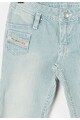 Diesel Jeansi slim fit albastru cu alb in dungi Matic Fete