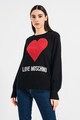 Love Moschino , Пуловер с вълна с лого Жени