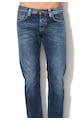 Pepe Jeans London Jeansi slim fit albastri cu aspect decolorat Cane Barbati