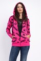 Timeout Cipzáros bélelt pulóver kapucnival női
