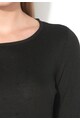Esprit Bluza neagra tricotata fin cu buline Femei