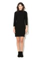 Esprit Rochie neagra striata cu maneci 3/4 Femei