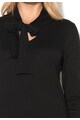 Esprit Pulover negru cu funda din panglici Femei