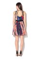 Little Mistress Rochie mini multicolora cu imprimeu acuarela Femei