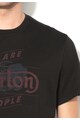 Norton Tricou negru cu imprimeu frontal Manifold Barbati