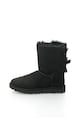 UGG Cizme scurte negre din piele intoarsa fara inchidere Bailey Femei