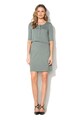 French Connection Rochie verde militar cu aspect 2in1 Femei