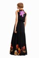 DESIGUAL Rochie maxi stratificata cu talie elastica Femei