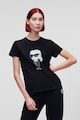 Karl Lagerfeld Тениска Ikonik от органичен памук Жени