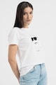 Karl Lagerfeld Тениска от органичен памук с щампа Жени