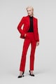 Karl Lagerfeld Прав панталон с цепки на глезена и висока талия Жени