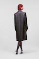 Karl Lagerfeld Hosszú kabát hajtókás gallérral női