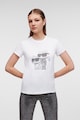 Karl Lagerfeld Organikuspamut póló strasszköves díszítéssel női