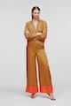 Karl Lagerfeld Панталон с широк крачол и животинска шарка Жени