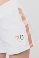 EA7 Релефен къс панталон с лого Жени