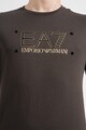 EA7 Tricou de bumbac cu aplicatie logo Barbati