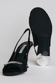 Karl Lagerfeld Сатинирани сандали с лого Жени