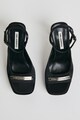 Karl Lagerfeld Сатинирани сандали с масивен ток Жени