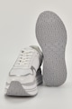 Karl Lagerfeld Logós sneaker bőrrészletekkel női