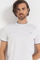 Karl Lagerfeld Kerek nyakú póló kontrasztos szegélyekkel férfi