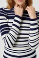 KOTON Csíkos pulóver bordázott dizájnnal női