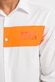 ARMANI EXCHANGE Памучна риза в цветен блок Мъже