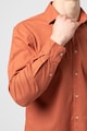 Pierre Cardin Риза с лен с остра яка Мъже