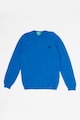 United Colors of Benetton Pulover din amestec de lana cu logo brodat Baieti