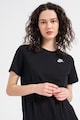 Nike Tricou cu decolteu la baza gatului Sportswear Club Essentials Femei