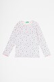 United Colors of Benetton Underwear Pijama de bumbac cu model floral Fete