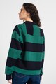 Tommy Hilfiger Раиран пуловер с яка и лого Жени