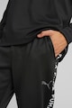 Puma Pantaloni cu snur de ajustare si benzi logo pentru antrenament Barbati