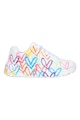 Skechers Спортни обувки Uno Lite - Spread с шарка на сърца Момичета