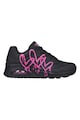 Skechers Uno Dripping műbőr sneaker kontrasztos mintával női