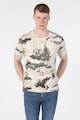 COLIN'S Тениска със стандартна кройка и абстрактна щампа Мъже