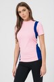 Pegas Tricou cu model colorblock si decupaje Femei