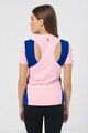 Pegas Tricou cu model colorblock si decupaje Femei