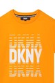 DKNY Tricou cu imprimeu logo Baieti
