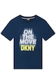 DKNY Tricou cu imprimeu text Baieti