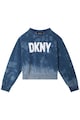 DKNY Bluza sport cu maneci cazute Fete