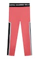 KARL LAGERFELD KIDS Colorblock dizájnú leggings logós részlettel Lány