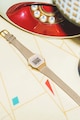 Casio Електронен часовник с кожена каишка Жени