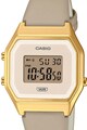 Casio Ceas digital cu o curea din piele Femei