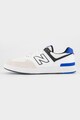 New Balance 574 sneaker nyersbőr részletekkel férfi