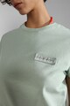 Napapijri Kerek nyakú póló logós foltrátéttel női